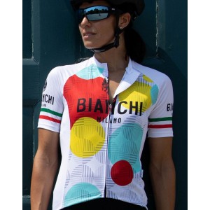ANCIPA Radtrikot Damen kurzarm weiß (E21-4020)