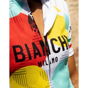 ANCIPA Radtrikot Damen kurzarm weiß (E21-4020)