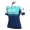 ALE BLEND LADY Radtrikot Damen kurzarm blau/türkis