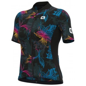 ALE CHIOS LADY Radtrikot Damen kurzarm schwarz