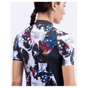 ALE CHIOS LADY Radtrikot Damen kurzarm weiß