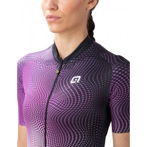 ALE CIRCUS LADY Radtrikot Damen kurzarm lila