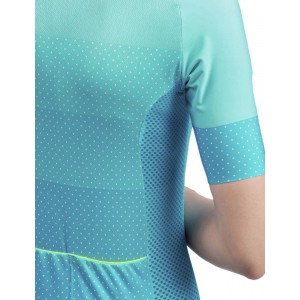 ALE LEVEL LADY Radtrikot Damen kurzarm türkis