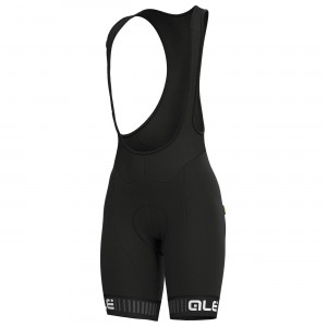 ALE TRAGUARDO Trägerhose Damen kurz schwarz/weiß