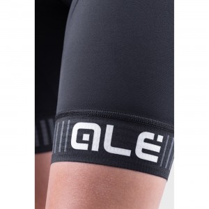 ALE TRAGUARDO Trägerhose Damen kurz schwarz/weiß