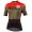 GORDONA Radtrikot Damen kurzarm schwarz/olivgrün/rot (E21-4120)