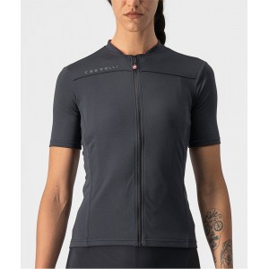 ANIMA 3-Radtrikot Damen kurzarm schwarz (light black/red)
