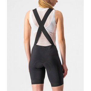ENDURANCE W-Damen Trägerhose kurz schwarz
