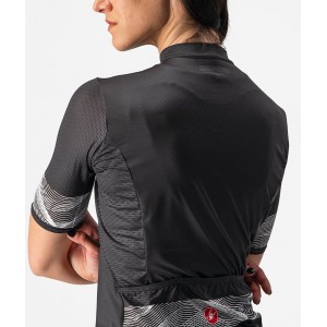 FENICE Radtrikot Damen kurzarm schwarz (light black)