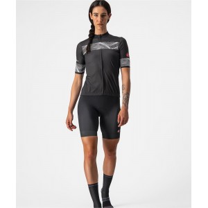 FENICE Radtrikot Damen kurzarm schwarz (light black)
