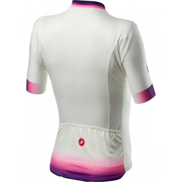 Damen Radsport-Set (Radtrikot GRADIENT+Radhose VELOCISSIMA 2) weiß/schwarz