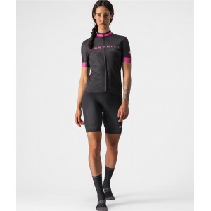 GRADIENT Radtrikot Damen kurzarm schwarz (light black)