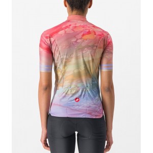 MARMO Radtrikot Damen kurzarm pink-lila (multicolor violet mist)