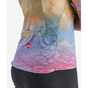 MARMO Radtrikot Damen kurzarm pink-lila (multicolor violet mist)