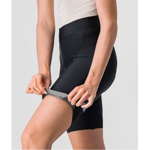 PRIMA-Damen Radhose kurz schwarz/grau (black/dark gray)