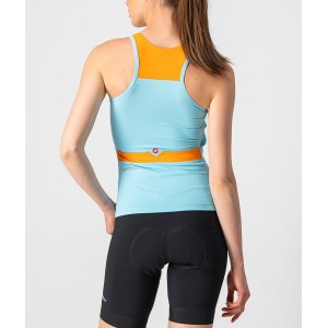 SOLARIS TOP Damen Trägershirt hellblau