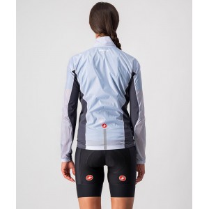 SQUADRA STRETCH W JACKET-Damen Fahrrad Windjacke silber-grau