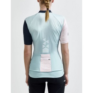 ADV HMC Offroad Radtrikot Damen kurzarm hellblau/rosé (1911219,mineral/powder)
