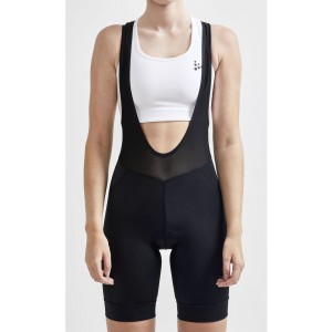 CORE ENDUR BIB SHORTS Trägerhose Damen kurz schwarz (1910564-999999)