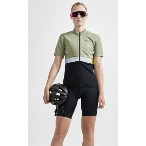 CORE ENDUR BIB SHORTS Trägerhose Damen kurz schwarz (1910564-999999)