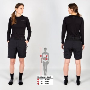 WMS HUMMVEE II Damen Bike Shorts schwarz (E6106BK)