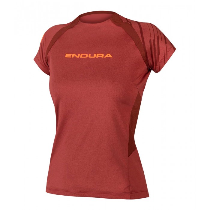 WMS SINGLETRACK Radtrikot Damen kurzarm weinrot (E6169CC)