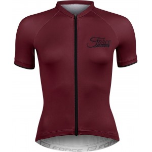 CHARM Radtrikot Damen kurzarm weinrot (90013438)