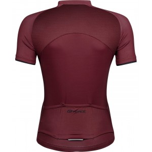 CHARM Radtrikot Damen kurzarm weinrot (90013438)