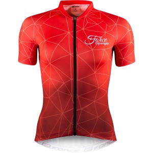 SPANGLE Radtrikot Damen kurzarm rot (9001313)