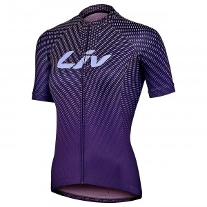 Liv BELIV Radtrikot Damen langarm lila