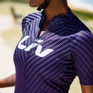 Liv BELIV Radtrikot Damen langarm lila