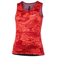 CALGARY 1988 Radtrikot Damen ärmellos rot (E21-4119)