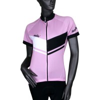 Fabulosa Lady Jersey Radtrikot Damen kurzarm rosé (E23-5600)