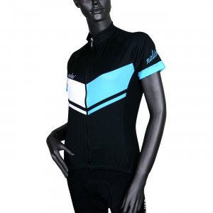 Damen-Radsport-Set (Radtrikot Fabulosa+Radhose RAYMAN) türkis/schwarz