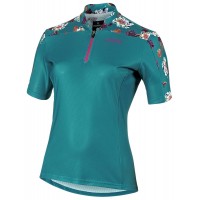 LAKE PLACID 1932 MTB Radtrikot Damen kurzarm türkis (E20-4200)