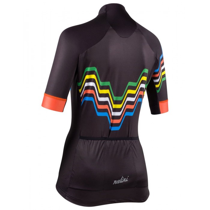 Damen Radsport-Set (Radtrikot New Beijing 2008+Radhose Cortina 1956) schwarz (E22)