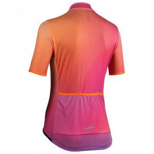 New Turin 2006 Radtrikot Damen kurzarm pink/orange (E22-4100)