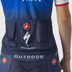 Quick Step-Alpha Vinyl 2022 Competizione Radtrikot Damen kurzarm-Radsport-Profi-Team