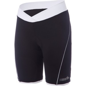 Pista W Radhose Damen kurz schwarz/weiß