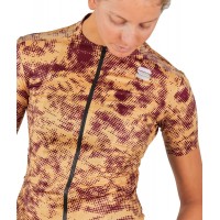 ESCAPE SUPERGIARA Radtrikot Damen kurzarm gold