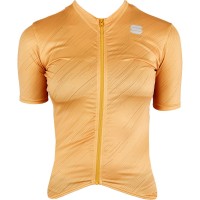 FLARE Radtrikot Damen kurzarm gold