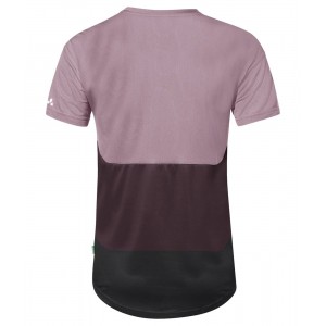 MOAB VI MTB Radtrikot Damen kurzarm schwarz/flieder (lilac dusk)