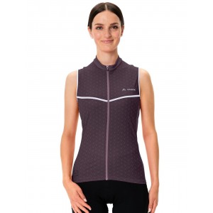 POSTA FZ Radtrikot Damen ärmellos lila (blackberry)