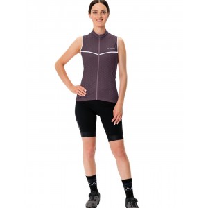 POSTA FZ Radtrikot Damen ärmellos lila (blackberry)