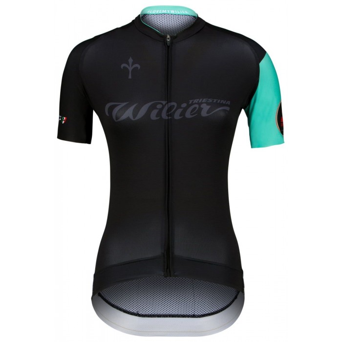CYCLING CLUB Radtrikot Damen kurzarm schwarz (WL285DB)