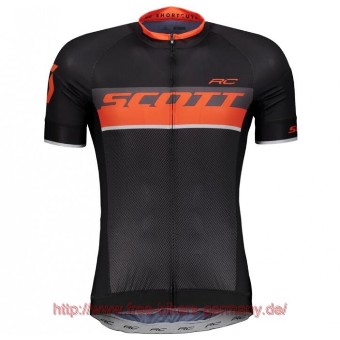 2018 Scott RC PRO tangerine orange Fahrradbekleidung Radtrikot Satz Kurzarm Radtrikot Kaufen