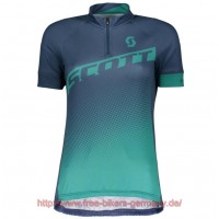 2018 Scott ENDURANCE 40 ensign blau Damen Fahrradbekleidung Radtrikot Satz Kurzarm Radtrikot Kaufen