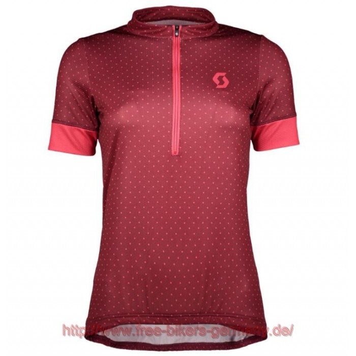 2018 Scott ENDURANCE 30 tibetan rot Damen Fahrradbekleidung Radtrikot Satz Kurzarm Radtrikot Kaufen