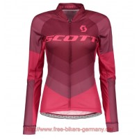 2018 Scott RC PRO tibetan rot Damen Fahrradtrikot Langarm Radtrikot Kaufen