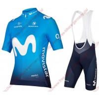 Radsport MOVISTAR TEAM 2018 Damen Radbekleidung Satz Trikot Kurzarm+Trägerh Radtrikot Kaufen